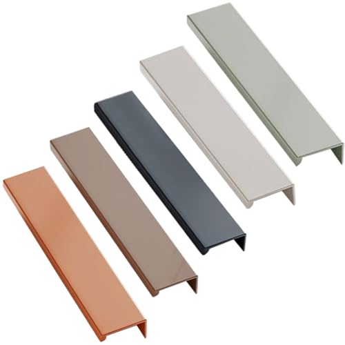 ZESLIV 4 Stück Versteckte Möbelgriffe, Unsichtbare Stangengriffe aus Aluminium, Dunkelblau 800mm Küchengriffe Schubladengriff für Kleiderschrank Tür Schubladen ZESLIV 4 Stück Versteckte Möbelgriffe, Unsichtbare Stangengriffe aus Aluminium, Dunkelblau 800mm Küchengriffe Schubladengriff für Kleiderschrank Tür Schubladen von ZESLIV