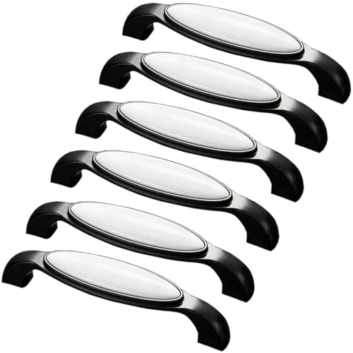 ZESLIV 6 Stk Möbelgriffe 128mm lochabstand Möbelknauf Möbelknopf Bogengriffe Schwarz Stangengriffe Türgrffe für Küchenschränke Schubladen ZESLIV 6 Stk Möbelgriffe 128mm lochabstand Möbelknauf Möbelknopf Bogengriffe Schwarz Stangengriffe Türgrffe für Küchenschränke Schubladen von ZESLIV