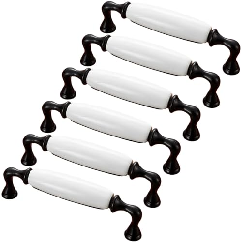 ZESLIV 6 Stk Möbelgriffe 128mm lochabstand Möbelknauf Möbelknopf Bogengriffe Schwarz Stangengriffe Türgrffe für Küchenschränke Schubladen ZESLIV 6 Stk Möbelgriffe 128mm lochabstand Möbelknauf Möbelknopf Bogengriffe Schwarz Stangengriffe Türgrffe für Küchenschränke Schubladen von ZESLIV