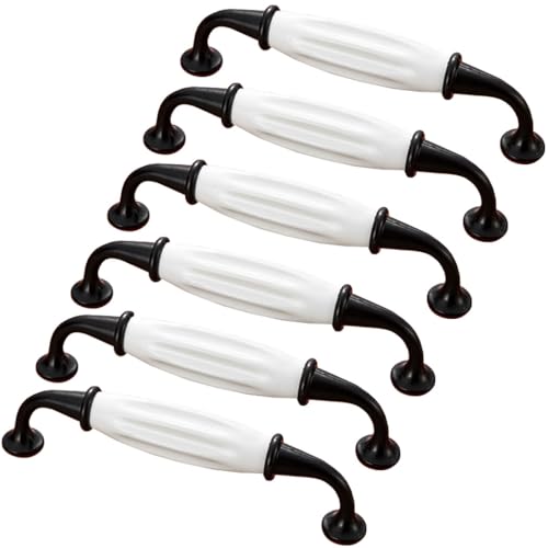 ZESLIV 6 Stk Möbelgriffe 128mm lochabstand Möbelknauf Möbelknopf Bogengriffe Schwarz Stangengriffe Türgrffe für Küchenschränke Schubladen ZESLIV 6 Stk Möbelgriffe 128mm lochabstand Möbelknauf Möbelknopf Bogengriffe Schwarz Stangengriffe Türgrffe für Küchenschränke Schubladen von ZESLIV