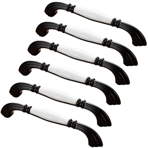 ZESLIV 6 Stk Möbelgriffe 128mm lochabstand Möbelknauf Möbelknopf Bogengriffe Schwarz Stangengriffe Türgrffe für Küchenschränke Schubladen ZESLIV 6 Stk Möbelgriffe 128mm lochabstand Möbelknauf Möbelknopf Bogengriffe Schwarz Stangengriffe Türgrffe für Küchenschränke Schubladen von ZESLIV