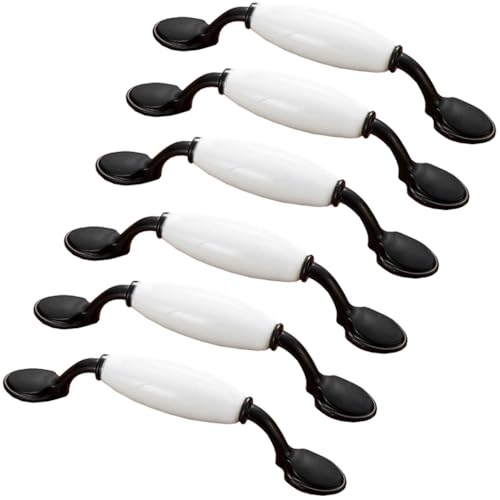 ZESLIV 6 Stk Möbelgriffe 96mm lochabstand Möbelknauf Möbelknopf Bogengriffe Schwarz Stangengriffe Türgrffe für Küchenschränke Schubladen ZESLIV 6 Stk Möbelgriffe 96mm lochabstand Möbelknauf Möbelknopf Bogengriffe Schwarz Stangengriffe Türgrffe für Küchenschränke Schubladen von ZESLIV