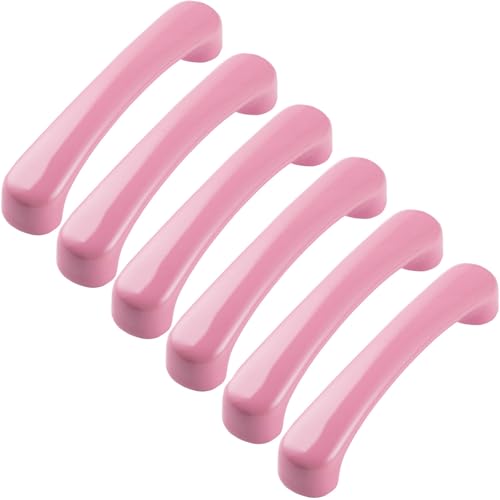 ZESLIV 6 Stück Möbelgriffe aus Keramik, Rosa 96mm lochabstand Bogengriffe, Keramikgriffe Geeignet für Möbel, Kommoden mit Schrauben, Schuhschränke ZESLIV 6 Stück Möbelgriffe aus Keramik, Rosa 96mm lochabstand Bogengriffe, Keramikgriffe Geeignet für Möbel, Kommoden mit Schrauben, Schuhschränke von ZESLIV