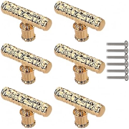 ZESLIV 6 stk T-Form Stangengriff Antik Möbelgriffe Schrankgriff Küchengriff Einzelloch Schubladengriffe für Schubladen, Schränke, Schuhschränke, Nachttische ZESLIV 6 stk T-Form Stangengriff Antik Möbelgriffe Schrankgriff Küchengriff Einzelloch Schubladengriffe für Schubladen, Schränke, Schuhschränke, Nachttische von ZESLIV
