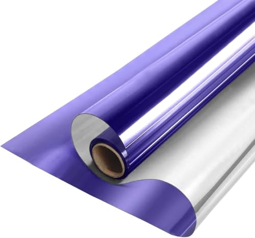 ZESLIV Fensterfolie Spiegelfolie Wärmereflektion Selbstklebend Sonnenschutzfolie Wärmegrad Innen & Auße Kontrolle Anti-UV Privatsphäre Fenstertönung Glatt Fensteraufkleber 70cm*300cm Lila ZESLIV Fensterfolie Spiegelfolie Wärmereflektion Selbstklebend Sonnenschutzfolie Wärmegrad Innen & Auße Kontrolle Anti-UV Privatsphäre Fenstertönung Glatt Fensteraufkleber 70cm*300cm Lila von ZESLIV