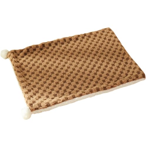 ZESLIV Hundedecke Katzendecken Flauschig, 70x50CM Haustier Decken, Flanell Hundebett Matte Schlafplatz für Hund Katzen, Braun ZESLIV Hundedecke Katzendecken Flauschig, 70x50CM Haustier Decken, Flanell Hundebett Matte Schlafplatz für Hund Katzen, Braun von ZESLIV