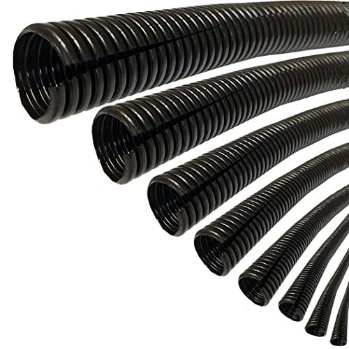 ZESLIV Wellrohr geschlitzt Länge-3 Meter Breite-18mm Isolierrohr Wellschlauch kabelschutz Kabelrohr Marderschutzrohr von ZESLIV