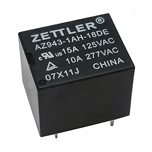 4x AZ943-1CH-5DE Relay electromagnetic SPDT Ucoil5VDC 10A/277VAC 7A/30VDC 4x AZ943-1CH-5DE Relay electromagnetic SPDT Ucoil5VDC 10A/277VAC 7A/30VDC von ZETTLER