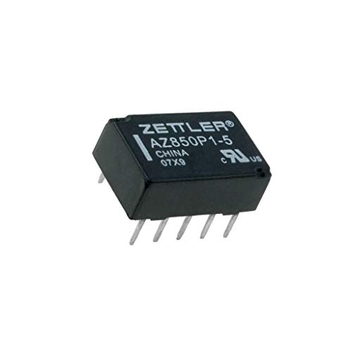 AZ850P1-5 Relais: elektromagnetisch DPDT USpule : 5VDC 0,5A/125VAC 1A ZETTLER AZ850P1-5 Relais: elektromagnetisch DPDT USpule : 5VDC 0,5A/125VAC 1A ZETTLER von ZETTLER