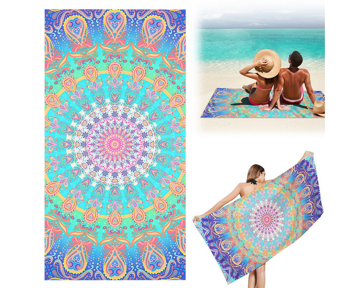 ZEUOPQ Badetuch Badetuch, saugfähiges und schnell trocknendes, tragbares Strandtuch, für Parkpicknicks, Yoga, Meditation und Sandschutz verwendet werden ZEUOPQ Badetuch Badetuch, saugfähiges und schnell trocknendes, tragbares Strandtuch, für Parkpicknicks, Yoga, Meditation und Sandschutz verwendet werden von ZEUOPQ