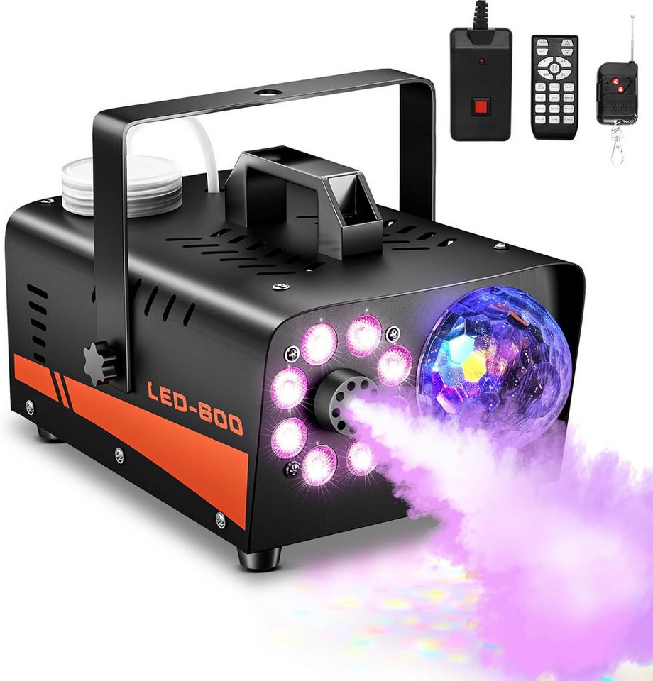 ZEUOPQ Discolicht Discolicht Nebelmaschine Mini Smoke Machine Fog Rauchmaschine, LED Discolicht 600W Smoke Machine, 4 Lichtmodi : SanfterStroboskop VerblassBlitz, 8 LED RGB Effekt Licht Fog Machine ZEUOPQ Discolicht Discolicht Nebelmaschine Mini Smoke Machine Fog Rauchmaschine, LED Discolicht 600W Smoke Machine, 4 Lichtmodi : SanfterStroboskop VerblassBlitz, 8 LED RGB Effekt Licht Fog Machine von ZEUOPQ
