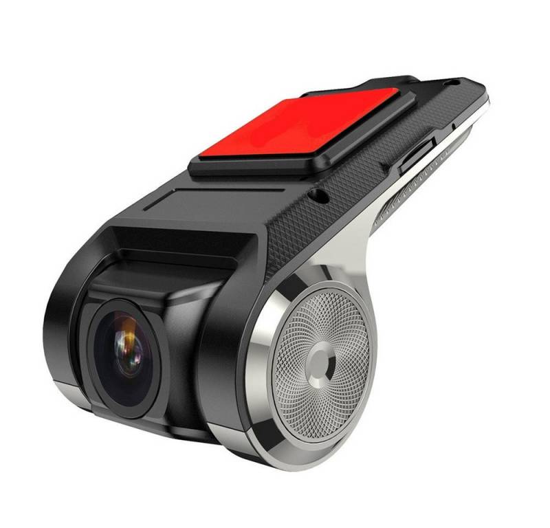 ZEUOPQ Überwachungskamera Zubehör Autokamera Auto Recorder Nachtsicht Dash Kamera Loop-Aufnahme (1-tlg., USB DVR Dashcam für Android Autoradio Wasserdicht Dashcam, mit 140 ° Weitwinkel mit 32G SD Karte) von ZEUOPQ