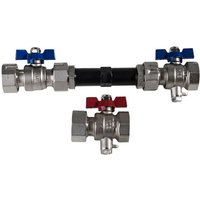 Zewotherm Wärmemengenzähler-Einbauset 1'' horizontal 1 Set von ZEWOTHERM