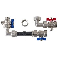 Zewotherm Wärmemengenzähler-Einbauset 1'' vertikal 1 Set von ZEWOTHERM