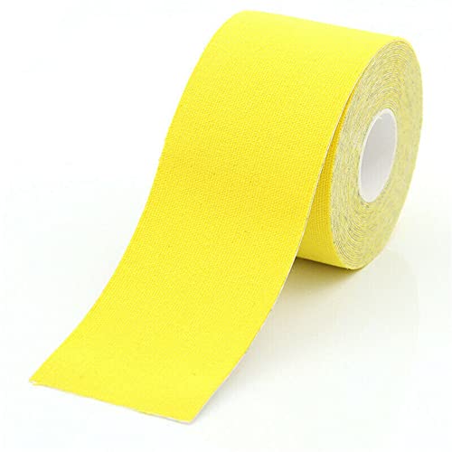 5M Kinesiologie Tape Sport Muskelschmerzen Pflege Elastic (yellow) von ZEYIJINCHUKOU