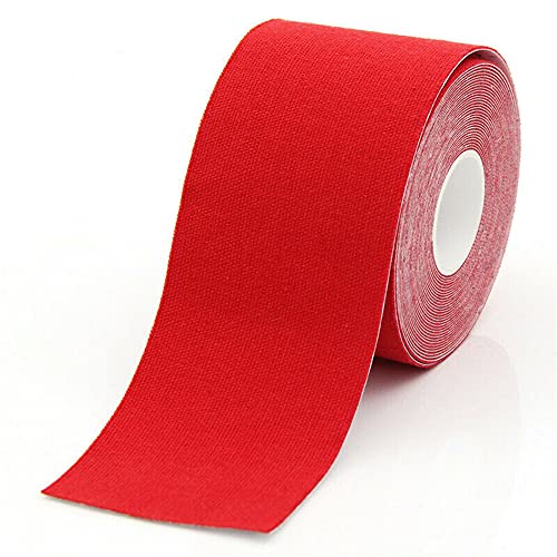 5m Kinesiologie Tape Sport Muskelschmerzen Pflege Elastic (red) von ZEYIJINCHUKOU