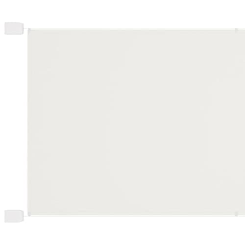 Senkrechtmarkise, ZEYUAN Windschutz Garten, Terrassen Sonnenschutz, Sonnenschutz Garten, Privat Sphären Wand, Balkon Sichtschutz, Weiß 180x1000 cm Oxford-Gewebe von ZEYUAN