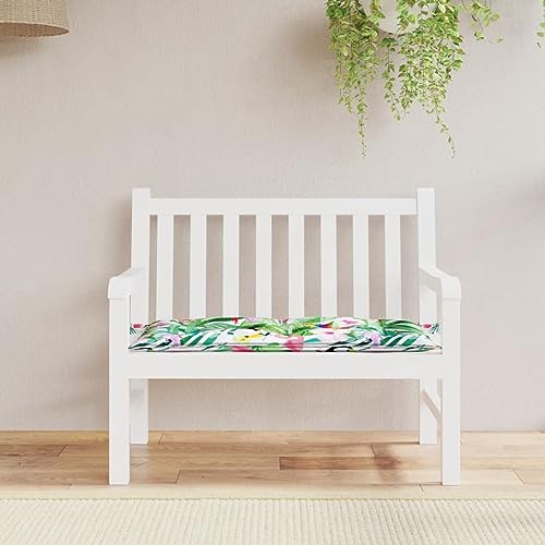 ZEYUAN Bankauflage, Sitzkissen Bank, Bankkissen, Sitzauflage Bank, Gartenbankauflage, Bench Cushion, Gartenbank-Auflage, Sitzpolster Outdoor, Mehrfarbig 100x50x7 cm Stoff von ZEYUAN