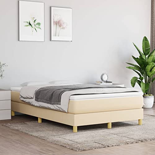 ZEYUAN Boxspringbett Creme 120x200 cm Stoff, Bett, Bettgestell, Jugendbett, Schlafzimmer Bett, Schlafzimmer Komplett, Bed Fram 3120603 ZEYUAN Boxspringbett Creme 120x200 cm Stoff, Bett, Bettgestell, Jugendbett, Schlafzimmer Bett, Schlafzimmer Komplett, Bed Fram 3120603 von ZEYUAN