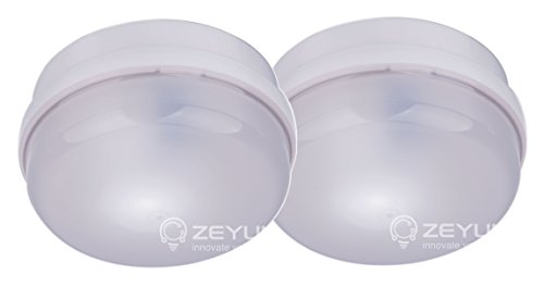 2 x ZEYUN HF-Bewegungsmelder LED Innen und Außenbereichen, Bewegungsmelder Decke Radar Bewegungsmelder Aussen Wasserdicht, 360°, 10m Reichweite, IP65 von ZEYUN