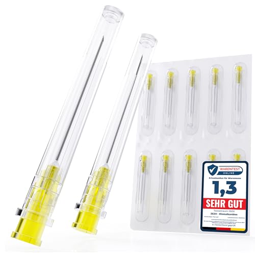 100 Stück 24G 0,55 x 25mm einzeln verpackt Tube für Nachfüllflüssigkeiten aus rostfreiem Edelstahl Tube für Haushalt, Wissenschaftslabor, Industrie (20G 0,9 x 38mm) 100 Stück 24G 0,55 x 25mm einzeln verpackt Tube für Nachfüllflüssigkeiten aus rostfreiem Edelstahl Tube für Haushalt, Wissenschaftslabor, Industrie (20G 0,9 x 38mm) von ZEZO