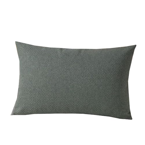 Kissenbezug Couchkissen Pillow Cover 40x80/40x60/30x50/50x60 Kopfkissenbezug Baumwolle und Leinen Sofakissen weich und atmungsaktiv,Verdeckter Reißverschluss Moderne Dekorative Kissenhülle ( Color : # von ZEaink