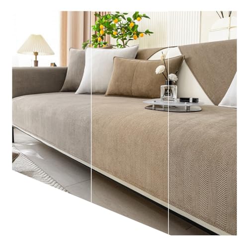 Sofabezug Ecksofa L Form Sofa Überzug 1 2 3 4 Sitzer Couch Überzug Sofaschoner Rutschfest Sofa Überwurfdecke Couchbezug Sofa Sitzkissen Sofaschutz Sofahusse ( Color : A7-2 , Size : 70x120cm 1pcs ) von ZEaink