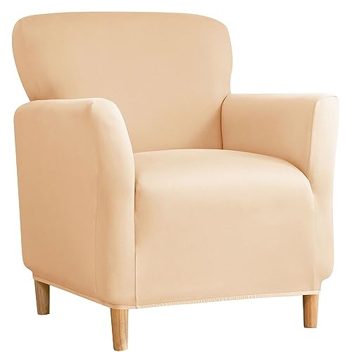 ZEaink Sesselschoner Clubsessel Sessel Bezug Sesselauflage Relax mit Armlehnen Sessel Überwurf Stretch Sesselbezug Sesselhusse Sofaüberzug Weicher Möbelschutz Sitzbezug (Color : #22) von ZEaink