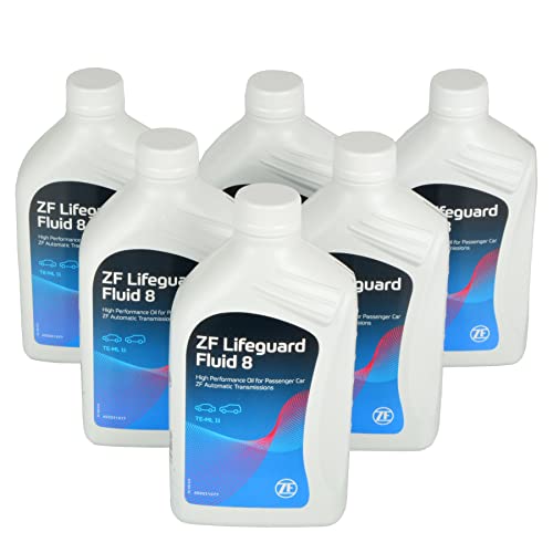 6 Liter ORIGINAL ZF GETRIEBEÖL LifeguardFluid 8 ATF Automatikgetriebe 8HP 1 Set von ZF