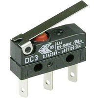DC3C-L1LC Mikroschalter DC3C-L1LC 250 v/ac 0.1 a 1 x Ein/(Ein) IP67 tastend 1 St. - ZF von ZF