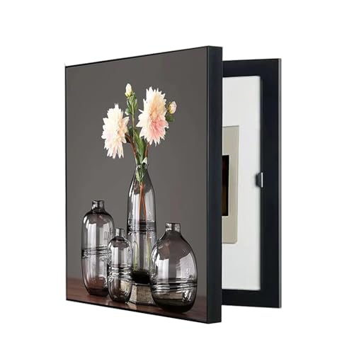 Dekorative Abdeckung for elektrische Malerei vertikale elektrische Zähler verstecken Gemälde Stromzähler Box Dekoration for Schlafzimmer, Küche ZFDGHF(B,40X50CM) von ZFDGHF