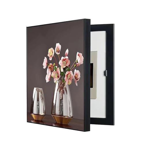 Dekorative Abdeckung for elektrische Malerei vertikale elektrische Zähler verstecken Gemälde Stromzähler Box Dekoration for Schlafzimmer, Küche ZFDGHF(D,40X50CM) von ZFDGHF
