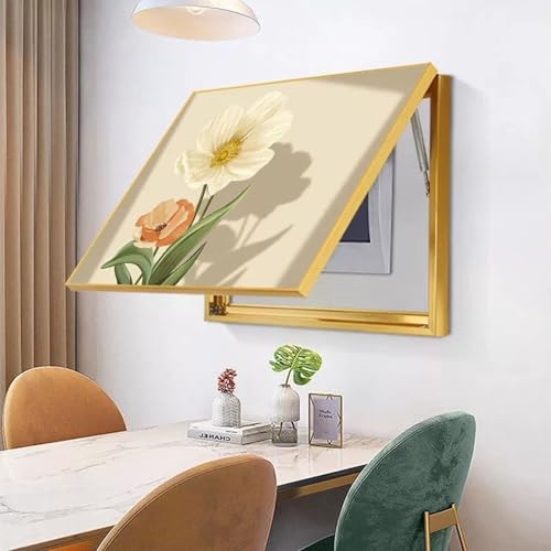 Elektrische Zählerkasten, dekorative Malerei Zähler verstecken, Painting Hanging Pictures Decorative Scharnier-Sicherungskasten-Abdeckung ZFDGHF(A,80x60cm) von ZFDGHF