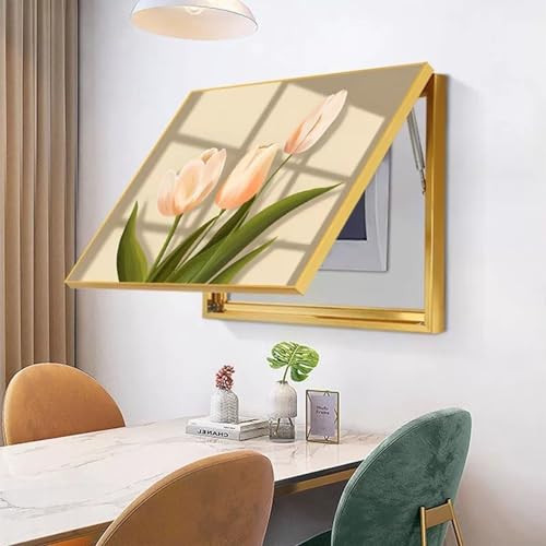 Elektrische Zählerkasten, dekorative Malerei Zähler verstecken, Painting Hanging Pictures Decorative Scharnier-Sicherungskasten-Abdeckung ZFDGHF(C,70x50cm) von ZFDGHF
