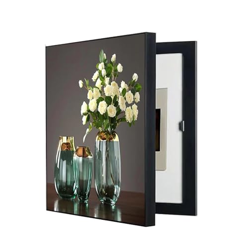 Generisch Stromzähler Box Dekoration Verstecken Gemälde Abdeckung Stromkasten Abdeckung Moderne Stromzähler Dekorativ Verteilerkasten Gemälde ausblenden ZFDGHF(C,60X70CM) von ZFDGHF
