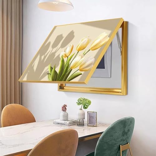 Stromzähler Box Dekoration Stromzähler Abdeckung Box Verstecken Gemälde Abdeckung Zählerkastenabdeckung Stromkasten Abdeckung Moderne Stromzähler Dekorative ZFDGHF(A,80x60cm) von ZFDGHF