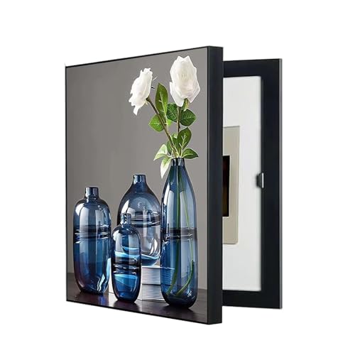 Vertical Stromzähler Box Dekoration, Elektrische Box Abdeckung Dekorative Malerei Zähler Abdeckung, Moderne Stromzähler Dekorativ Zählerkastenabdeckung ZFDGHF(B,60X80CM) von ZFDGHF