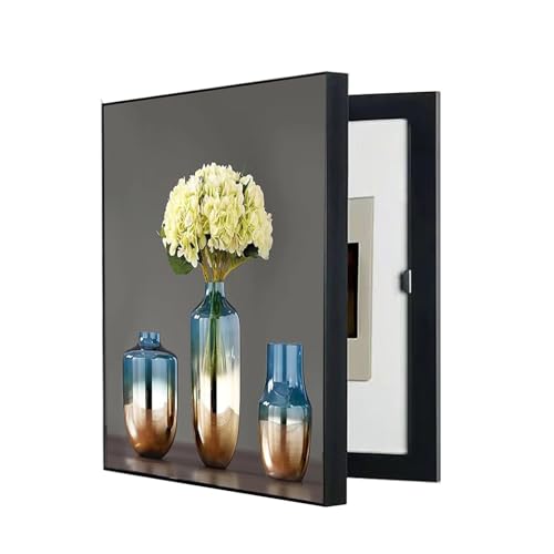 Vertical Stromzähler Box Dekoration, Elektrische Box Abdeckung Dekorative Malerei Zähler Abdeckung, Moderne Stromzähler Dekorativ Zählerkastenabdeckung ZFDGHF(C,40X50CM) von ZFDGHF