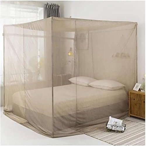 ZFFDPQQ Beschichtetes Silber Rf/Emf Abschirmung Vordach/Hohe Strahlenschutz/Emf Blocking/WiFi Strahlungsschutz Bett-Überdachung Anti-Moskito Insomnia(Size:180 * 200/220 * 185cm) von ZFFDPQQ