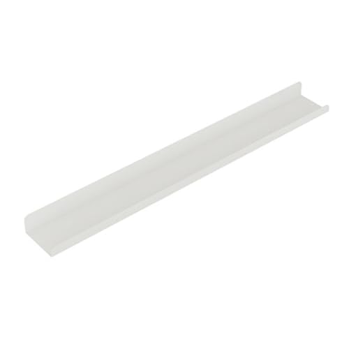 ZFFSCD Wandmontiertes Lagerregal Schwebendes mit Lippe, Wandregal aus Metall, Schweberegal, für Wohnzimmer, Büro, Badezimmer, Küchen(Size:120 * 12 * 4cm,Color:weiß) von ZFFSCD
