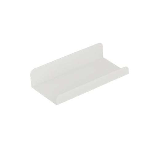 ZFFSCD Wandmontiertes Lagerregal Schwebendes mit Lippe, Wandregal aus Metall, Schweberegal, für Wohnzimmer, Büro, Badezimmer, Küchen(Size:30 * 12 * 4cm,Color:weiß) von ZFFSCD