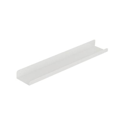 ZFFSCD Wandmontiertes Lagerregal Schwebendes mit Lippe, Wandregal aus Metall, Schweberegal, für Wohnzimmer, Büro, Badezimmer, Küchen(Size:90 * 12 * 4cm,Color:weiß) von ZFFSCD