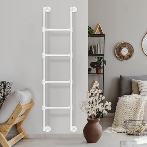 ZFGOJNBH An der Wand montierte Dachboden-Trittleiter – Hochleistungs-Kellerleiter aus Metalleisenrohr, Fensterschachtleiter, Mehrzweck-Not-/Feuerleiter, Tragfähigkeit 100 cm ZFGOJNBH An der Wand montierte Dachboden-Trittleiter – Hochleistungs-Kellerleiter aus Metalleisenrohr, Fensterschachtleiter, Mehrzweck-Not-/Feuerleiter, Tragfähigkeit 100 cm von ZFGOJNBH