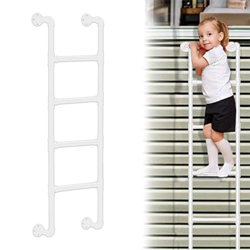 ZFGOJNBH An der Wand montierte Fluchtleiter für Fensterschächte – Dachbodentreppe, Kellerausstiegsleiter, robuste Metall-Dachbodentreppe, Sicherheitskletterleiter für drinnen und draußen, Tragkraft 3 ZFGOJNBH An der Wand montierte Fluchtleiter für Fensterschächte – Dachbodentreppe, Kellerausstiegsleiter, robuste Metall-Dachbodentreppe, Sicherheitskletterleiter für drinnen und draußen, Tragkraft 3 von ZFGOJNBH