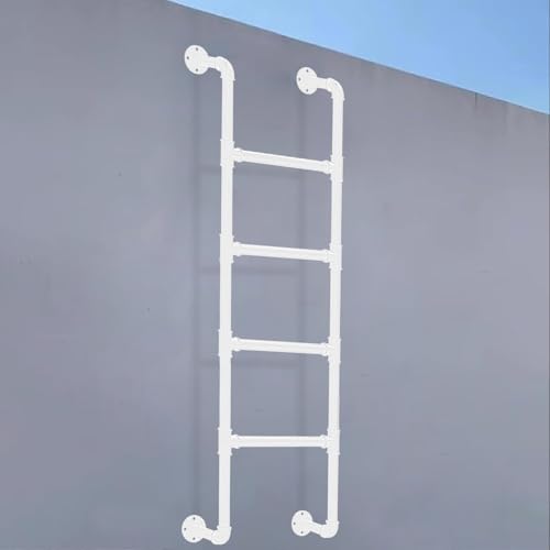ZFGOJNBH An der Wand montierte Metallleiter für den Dachboden, Fluchtleiter für Kellerfensterschächte, Not-Feuerleiter für Wohnheim, Bauernhaus, Bibliothek, Bett, Deck, Tragfähigkeit 200 cm ZFGOJNBH An der Wand montierte Metallleiter für den Dachboden, Fluchtleiter für Kellerfensterschächte, Not-Feuerleiter für Wohnheim, Bauernhaus, Bibliothek, Bett, Deck, Tragfähigkeit 200 cm von ZFGOJNBH