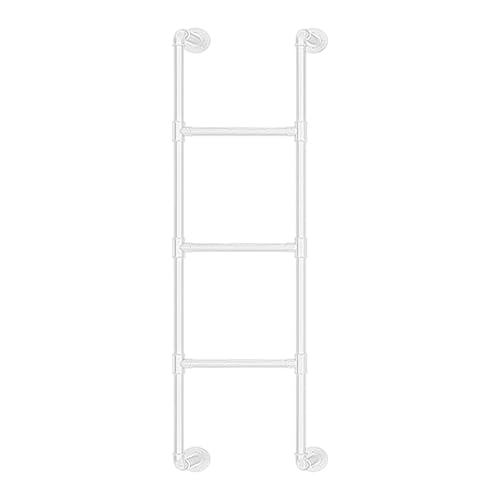ZFGOJNBH An der Wand montierte Metallleiter für den Dachboden, weißes Schmiedeeisen-Dachboden-Etagenbett, Leiterhöhe für Kellerfensterschacht, anpassbare Größe, Tragkraft 175 cm ZFGOJNBH An der Wand montierte Metallleiter für den Dachboden, weißes Schmiedeeisen-Dachboden-Etagenbett, Leiterhöhe für Kellerfensterschacht, anpassbare Größe, Tragkraft 175 cm von ZFGOJNBH