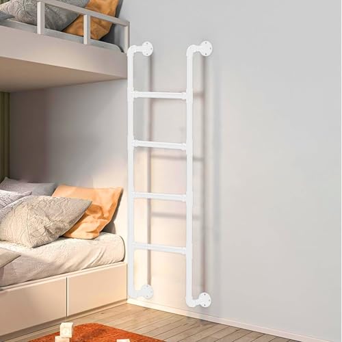 ZFGOJNBH Universelle Etagenbettleiter für Wohnmobile – an der Wand montierte Trittleitern aus Metall, 39"/49"/51"/55"/59"/65" hohe Eingangs- und Ausgangsleiter aus Schmiedeeisen für Hochbetten im Lof ZFGOJNBH Universelle Etagenbettleiter für Wohnmobile – an der Wand montierte Trittleitern aus Metall, 39"/49"/51"/55"/59"/65" hohe Eingangs- und Ausgangsleiter aus Schmiedeeisen für Hochbetten im Lof von ZFGOJNBH
