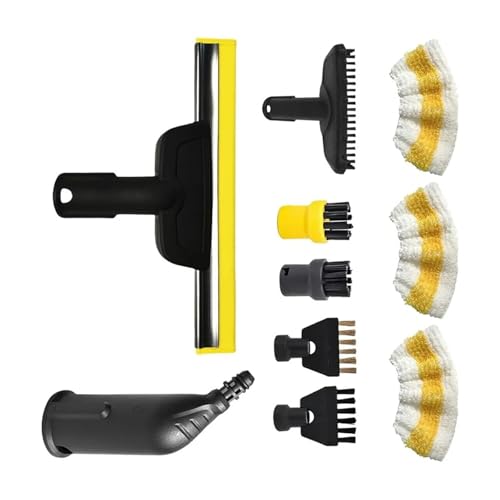 Dampfreinigerteile, Kompatibel Mit Karcher, SC1 SC2 SC3 SC4 SC5 Handdampfreinigerdüse, Rundbürstenschaber-Set von ZFHEGFVS