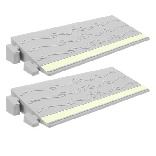 2 Pcs Klettern Matte Pvc Rollstuhl Rampe Eintrag Brücke Rampen For Laden Kehren Roboter Indoor Hang von ZFIEQIAWE