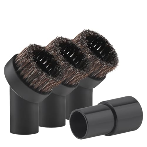 4 Teile/satz Staubsauger Pinsel Kopf Robuste Austauschbare Runde Staub Pinsel Schlauch Adapter For 1,25 Zoll Reiniger Staubsauger von ZFIEQIAWE